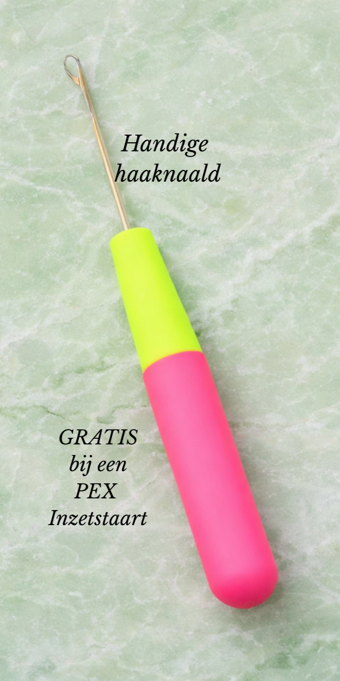 A3 PEX Inzetstaart wit, 65 cm.