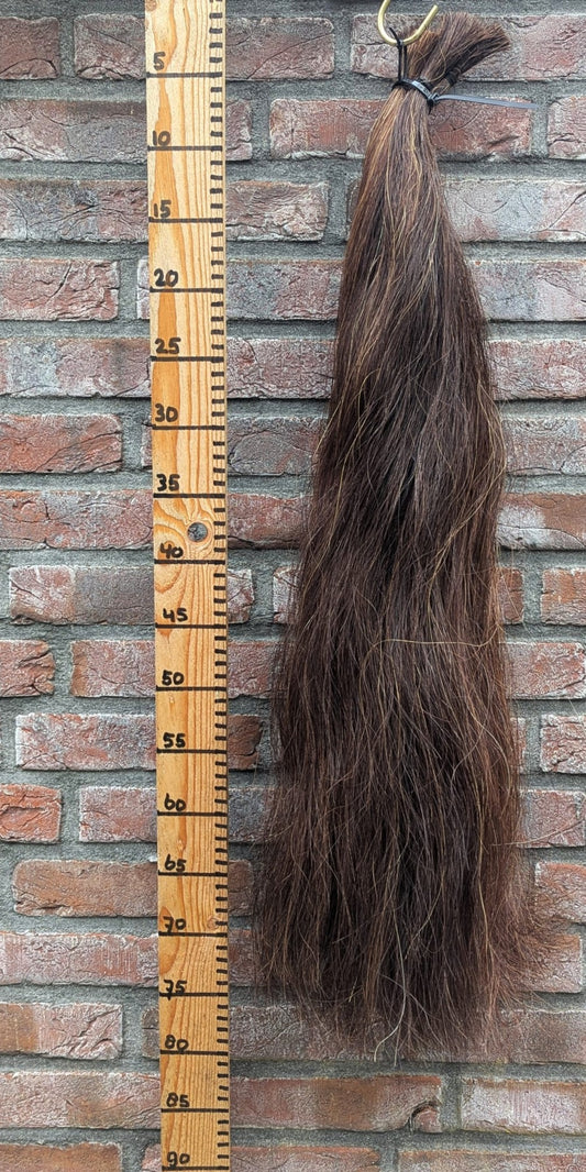 Volle voskleur staart.